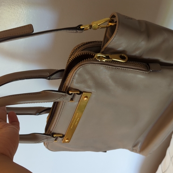 Marc by Marc Jacobs Beige Leather Satchel - Picture 9 of 11